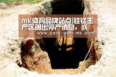 mk体育品牌站点|硅锰主产区曝出停产消息,或成下一个“铁矿石”(图3) mk体育品牌站点